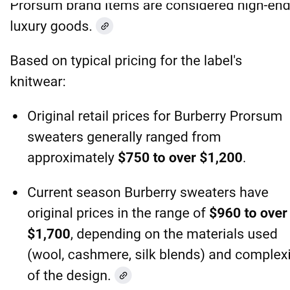 Burberry Prorsum Ruffled Front Wool/Silk Sweater - Size L - Picture 13 of 13